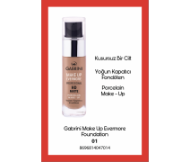 Gabrini HD Matte Kalıcı Foundation 01