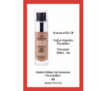 Gabrini HD Matte Kalıcı Foundation 03