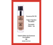 Gabrini HD Matte Kalıcı Foundation 04