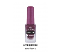 GABRINI MATTE NAILPOLISH 14