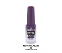 GABRINI MATTE NAILPOLISH 19