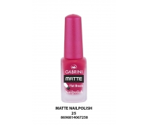GABRINI MATTE NAILPOLISH 25