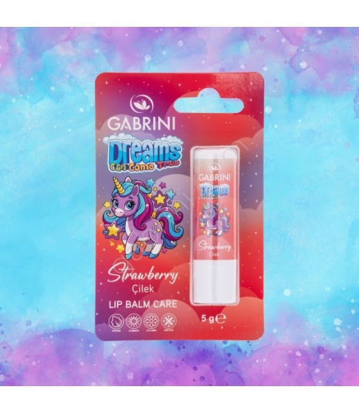 Gabrini Unicorn Kids Lipcare Çilek