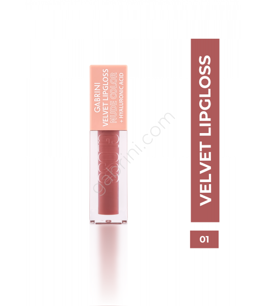 GABRINI VELVET LIPGLOSS NUDE COLOR 01