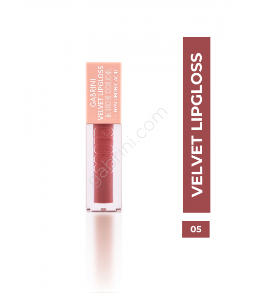 GABRINI VELVET LIPGLOSS NUDE COLOR 05