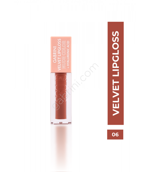 GABRINI VELVET LIPGLOSS NUDE COLOR 06