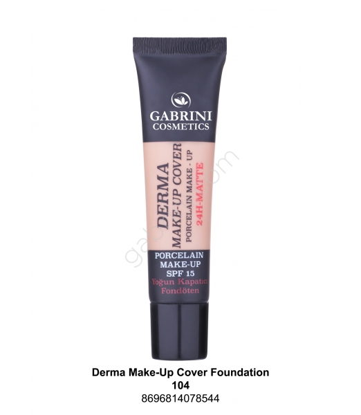 GABRINI DERMA MAKE-UP COVER FOUNDATION 104