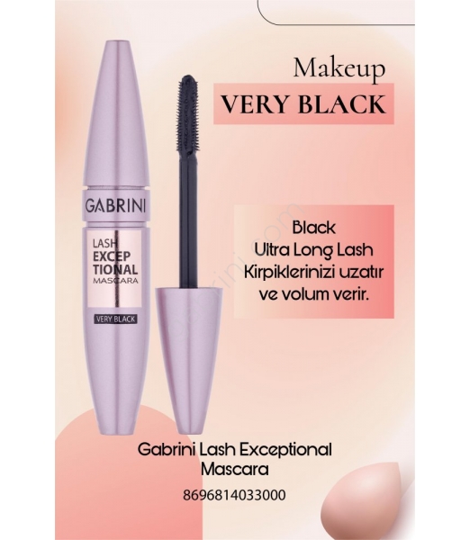 Gabrini Lash Exceptional Very Black Mascara