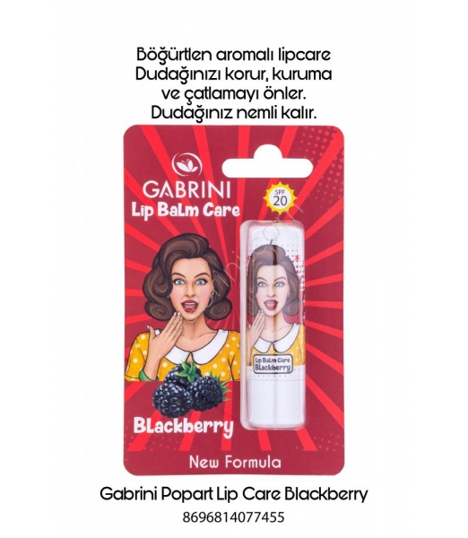 Gabrini Popart Lipcare Blackberry