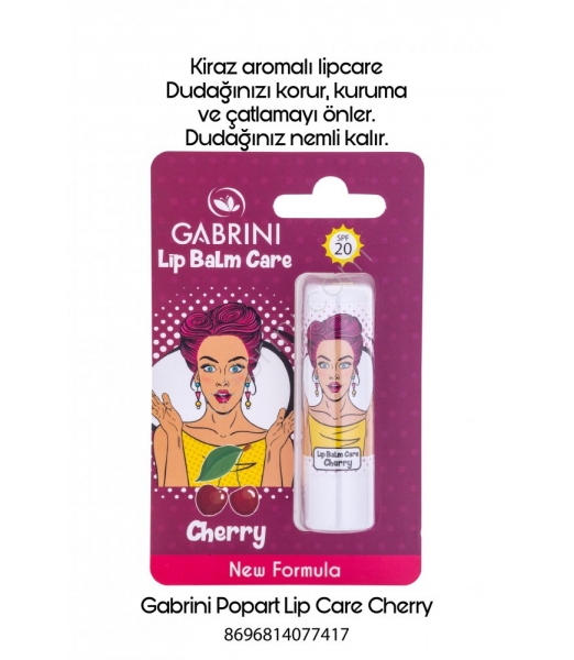 Gabrini Popart Lipcare Cherry