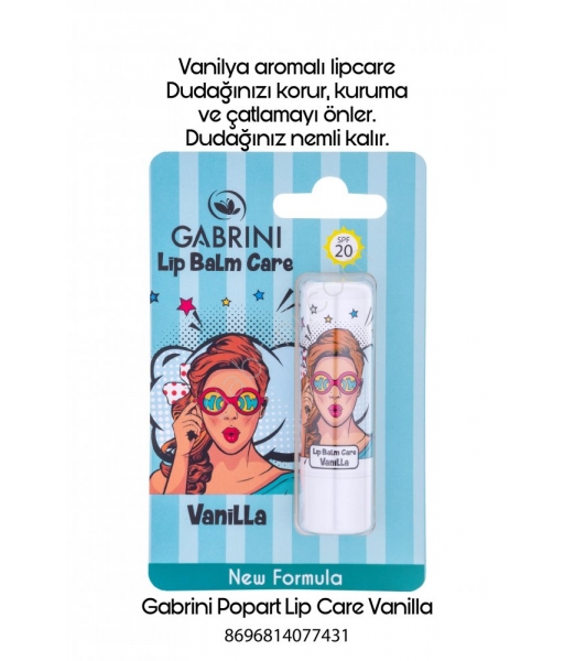 Gabrini Popart Lipcare Vanilla