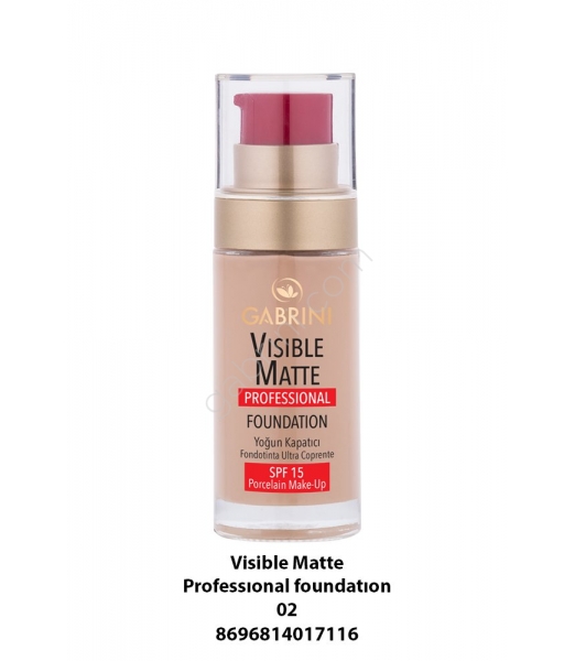 Gabrini Visible Matte Professıonal Foundatıon 02