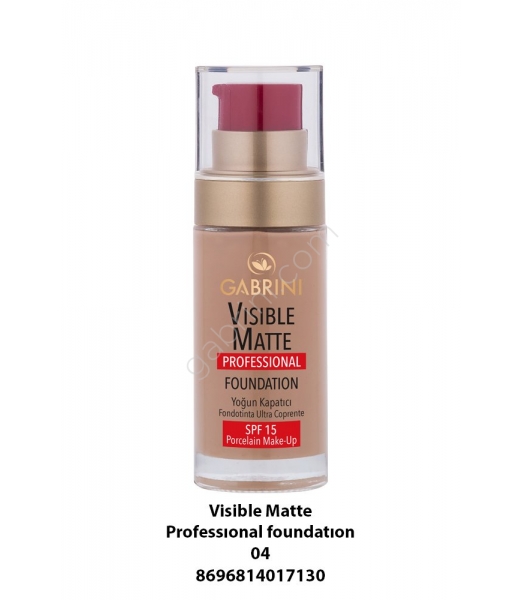 Gabrini Visible Matte Professıonal Foundatıon 04