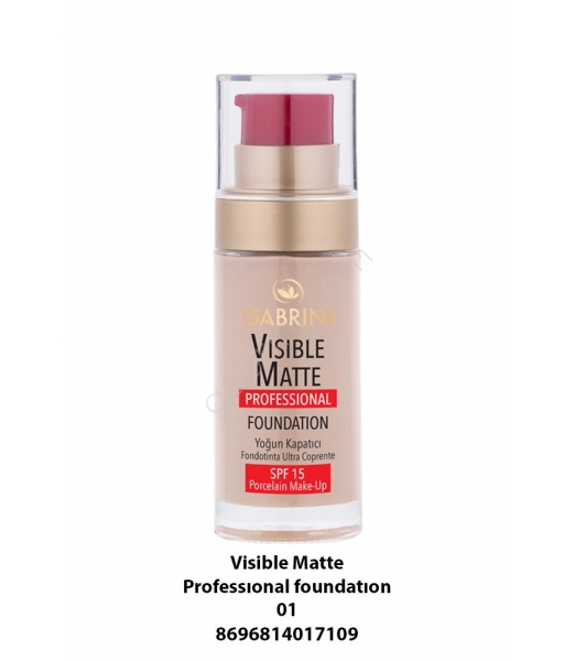 Gabrini Visible Matte Professıonal Foundatıon 01